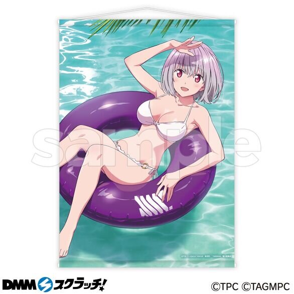 宝多六花、新条アカネの太ももが眩しい！「SSS.GRIDMAN」水着姿の描き下ろしイラスト使用したスクラッチが販売中