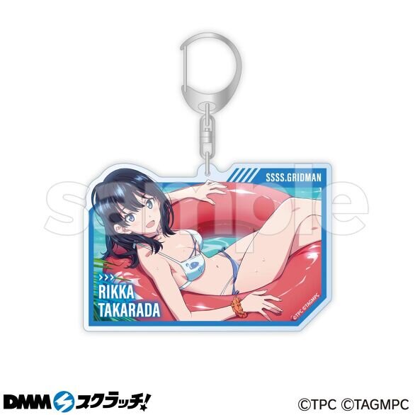 宝多六花、新条アカネの太ももが眩しい！「SSS.GRIDMAN」水着姿の描き下ろしイラスト使用したスクラッチが販売中