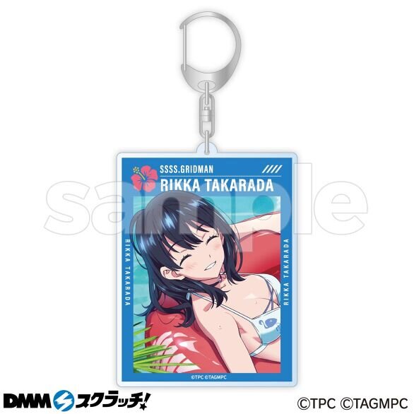 宝多六花、新条アカネの太ももが眩しい！「SSS.GRIDMAN」水着姿の描き下ろしイラスト使用したスクラッチが販売中