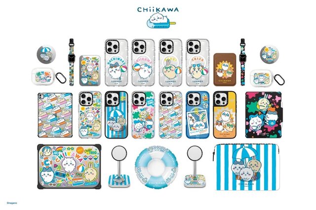 「ちいかわ」サマーシーズンにピッタリ！夏の開放感とワクワクを詰め込んだスマホアクセサリーが、カラフルで可愛さ満点