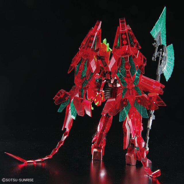 福岡限定色の「HG ユニコーンガンダム ペルフェクティビリティ」がクリアカラーで登場！サイコフレームのクリアグリーンもより深い色合いに