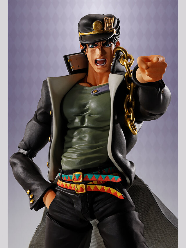 表情の迫力が凄い！「ジョジョ3部」より「空条承太郎」がアクションフィギュア化、学生服はワイヤー入りで躍動感を演出