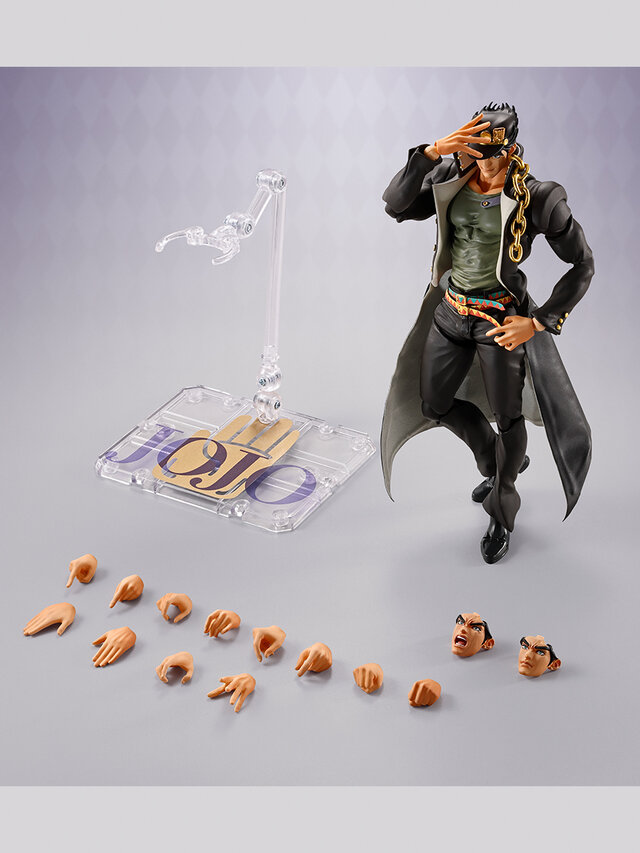 表情の迫力が凄い！「ジョジョ3部」より「空条承太郎」がアクションフィギュア化、学生服はワイヤー入りで躍動感を演出