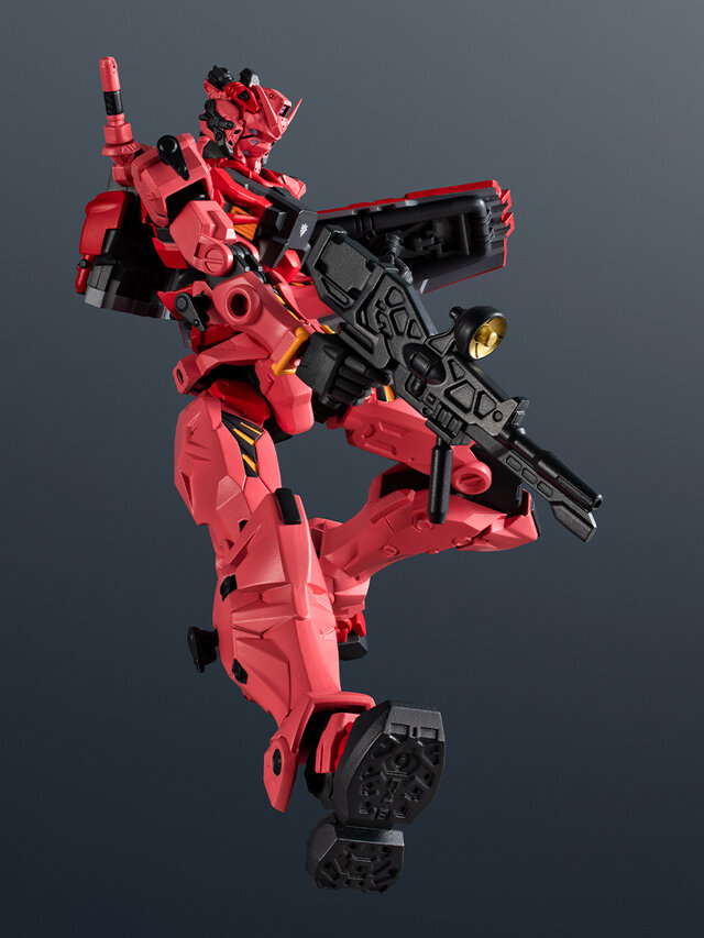 ジークアクスとも並べたい！赤いガンダムが可動フィギュア「UNIVERSE」に出撃―ハンマーは鎖部分を金属パーツで再現
