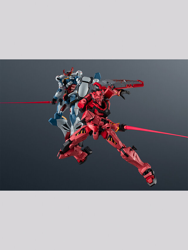 ジークアクスとも並べたい！赤いガンダムが可動フィギュア「UNIVERSE」に出撃―ハンマーは鎖部分を金属パーツで再現