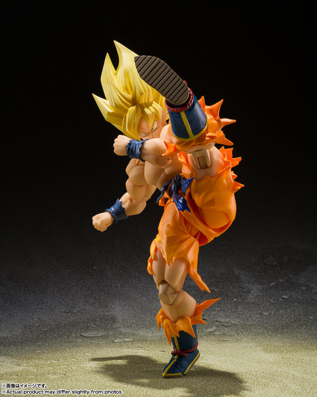 “クリリンのことかー!!!!!”「ドラゴンボールZ」より「スーパーサイヤ人孫悟空」アクションフィギュアが再販！かめはめ波用エフェクトパーツも同梱
