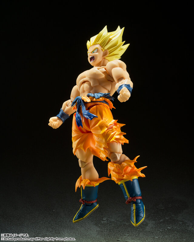 “クリリンのことかー!!!!!”「ドラゴンボールZ」より「スーパーサイヤ人孫悟空」アクションフィギュアが再販！かめはめ波用エフェクトパーツも同梱