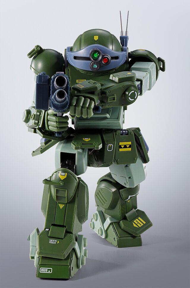 「装甲騎兵ボトムズ」より「スコープドッグ」がHI-METAL Rで立体化！「キリコ」アクションフィギュアが付属し“等身大兵器の魅力”を演出