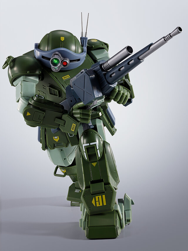 「装甲騎兵ボトムズ」より「スコープドッグ」がHI-METAL Rで立体化！「キリコ」アクションフィギュアが付属し“等身大兵器の魅力”を演出