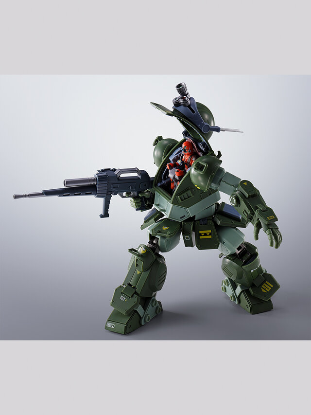 「装甲騎兵ボトムズ」より「スコープドッグ」がHI-METAL Rで立体化！「キリコ」アクションフィギュアが付属し“等身大兵器の魅力”を演出