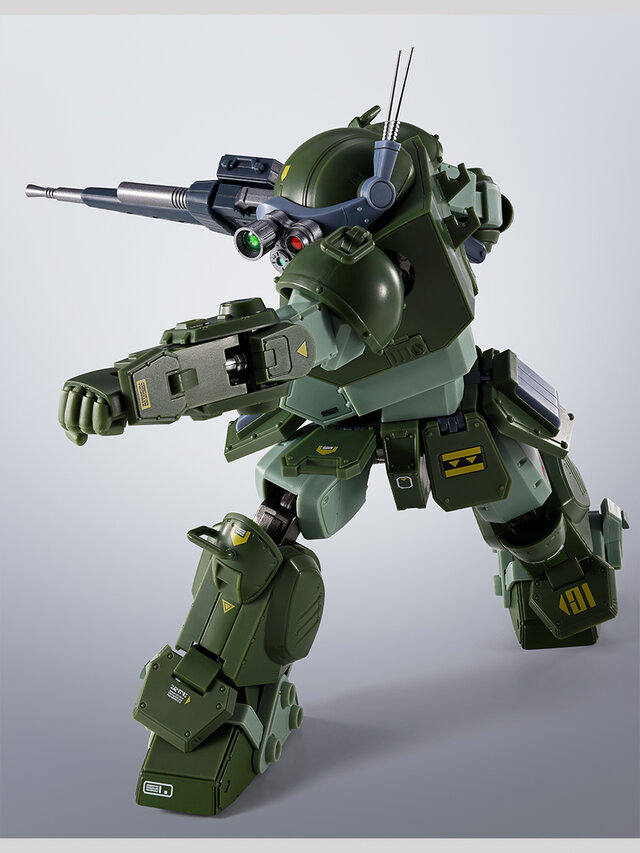 「装甲騎兵ボトムズ」より「スコープドッグ」がHI-METAL Rで立体化！「キリコ」アクションフィギュアが付属し“等身大兵器の魅力”を演出