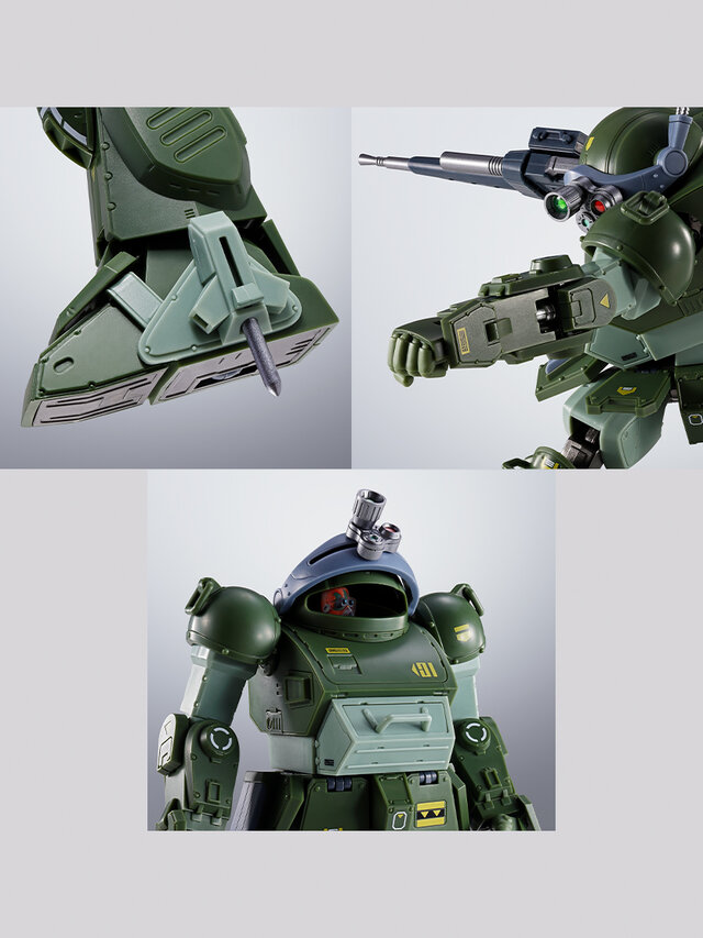 「装甲騎兵ボトムズ」より「スコープドッグ」がHI-METAL Rで立体化！「キリコ」アクションフィギュアが付属し“等身大兵器の魅力”を演出