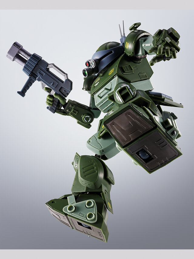 「装甲騎兵ボトムズ」より「スコープドッグ」がHI-METAL Rで立体化！「キリコ」アクションフィギュアが付属し“等身大兵器の魅力”を演出