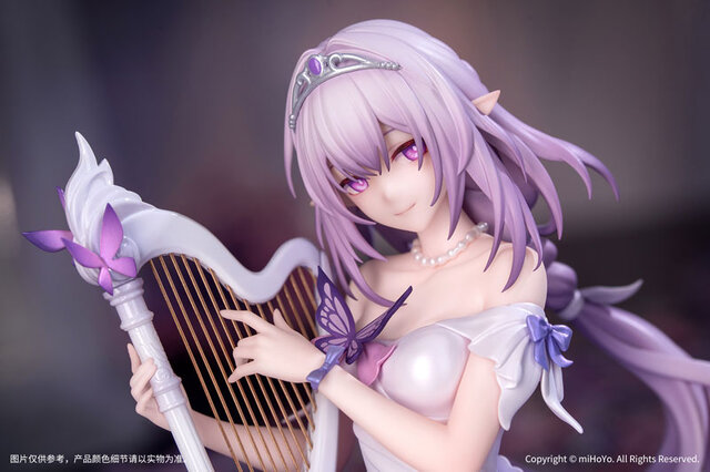 美しいドレスに、優雅な佇まい…『崩壊：スターレイル』より、ハープを奏でる「キャストリス 」フィギュアが予約受付中