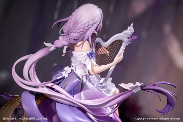 美しいドレスに、優雅な佇まい…『崩壊：スターレイル』より、ハープを奏でる「キャストリス 」フィギュアが予約受付中