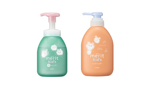 「ちいかわ」×シャンプー「メリット」コラボボトルが8月2日より数量限定発売！外箱を切って遊べる仕掛け付き
