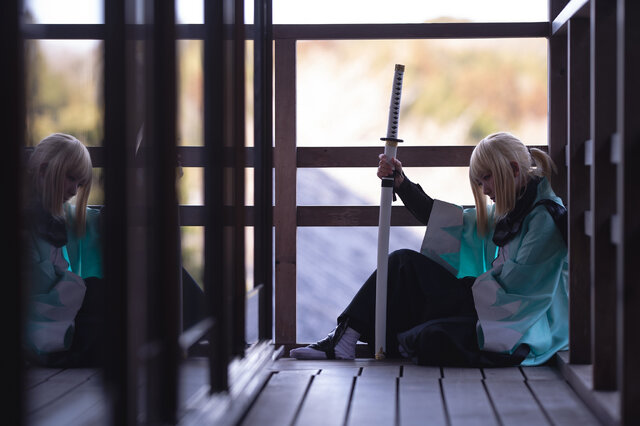 沖田総司／中野べこ（X：@bacon1007cos2nd）、撮影：ダリ（X：@dali_cameko）