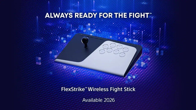 ソニーの初開発アケコン「FlexStrike ワイヤレスファイトスティック」が正式発表！EVO 2025で一般向け展示予定
