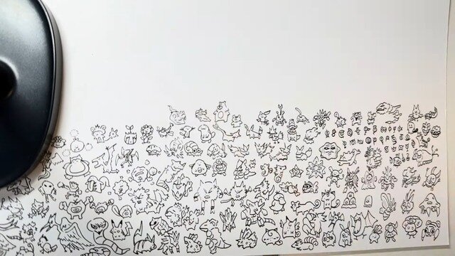 『ポケモン』1,025種類＋α大集合！1枚絵に図鑑やアイテムも描いたイラストレーター