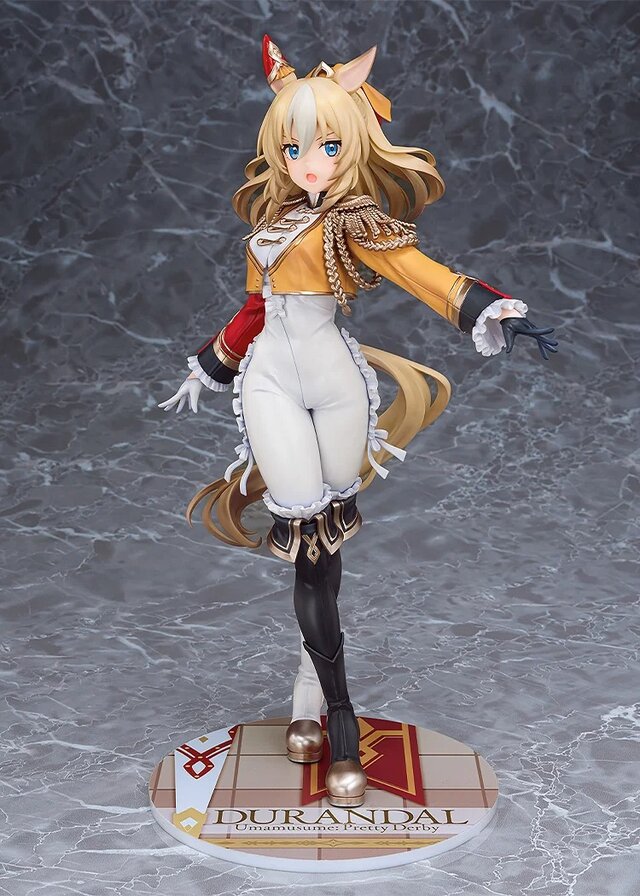 スラリとした太ももに見惚れる…『ウマ娘』より「デュランダル」が勝負服姿で立体化
