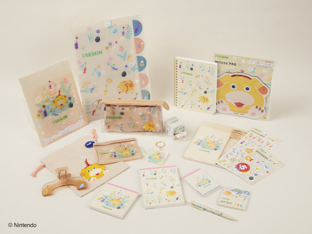 『ピクミン』文具雑貨第2弾が7月下旬より発売！「あさ・ゆうぐれ・よる」「はこぶ・あつまれ・ちらばり」2種のデザインテーマでラインナップ