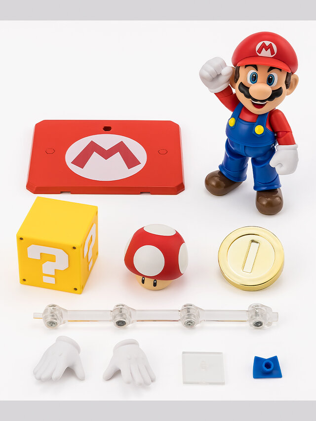 『スーパーマリオ』マリオやクッパたちがアクションフィギュアに！他キャラを背中に乗せられるヨッシーなど、全5種をラインナップ