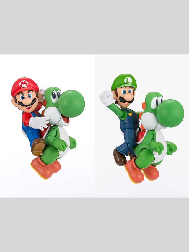 『スーパーマリオ』マリオやクッパたちがアクションフィギュアに！他キャラを背中に乗せられるヨッシーなど、全5種をラインナップ