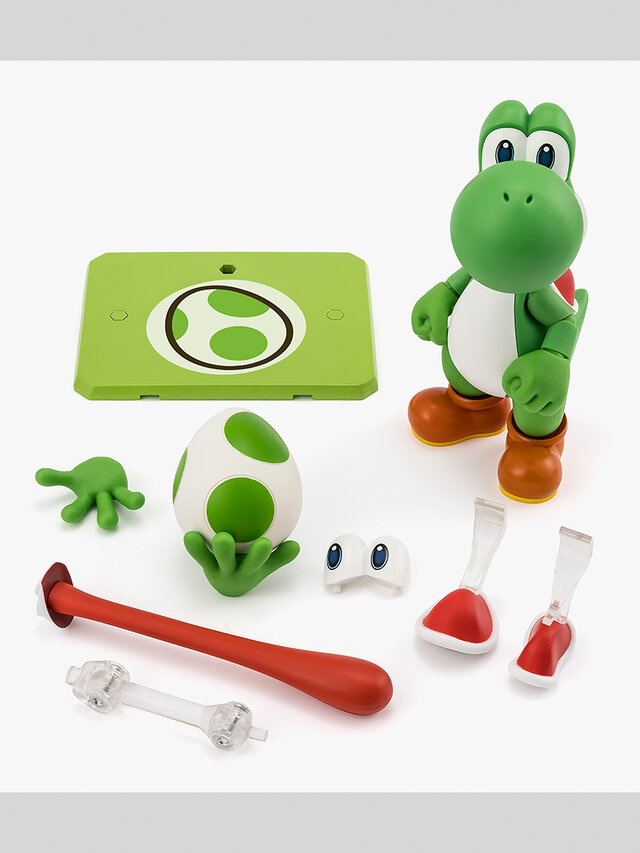 『スーパーマリオ』マリオやクッパたちがアクションフィギュアに！他キャラを背中に乗せられるヨッシーなど、全5種をラインナップ