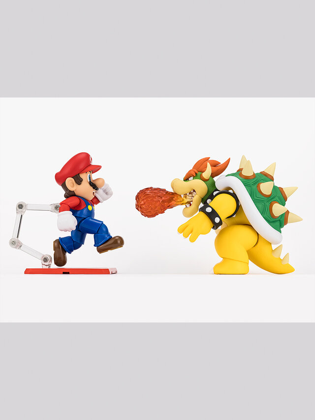 『スーパーマリオ』マリオやクッパたちがアクションフィギュアに！他キャラを背中に乗せられるヨッシーなど、全5種をラインナップ