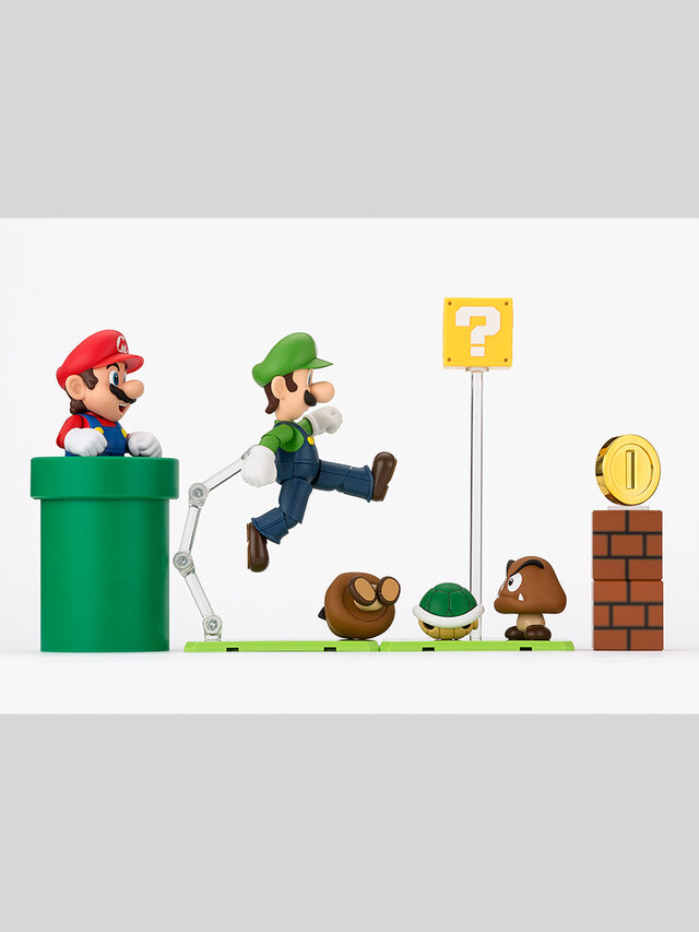 『スーパーマリオ』マリオやクッパたちがアクションフィギュアに！他キャラを背中に乗せられるヨッシーなど、全5種をラインナップ