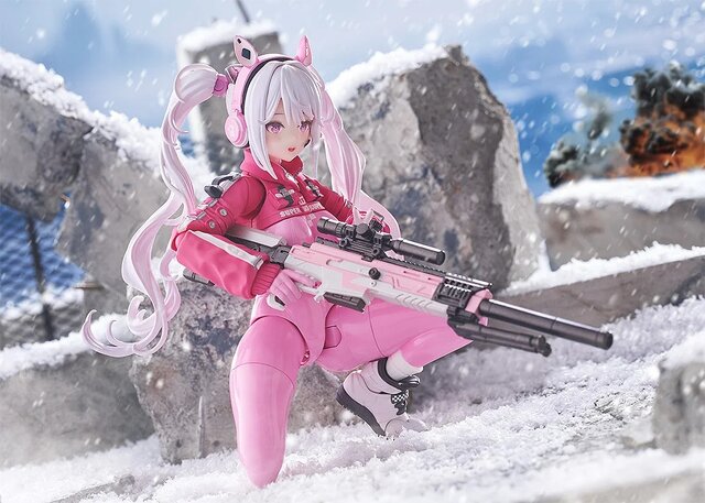 ラバースーツで強調されたボディライン！『勝利の女神：NIKKE』アリスのfigmaが再販ー「しゃがみ専用脚パーツ」が付属