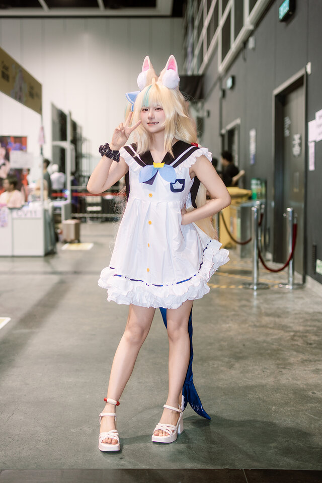 VTuber「サバ・サメコ」／namyau藍幽（Instagram：blue_yau2.0）