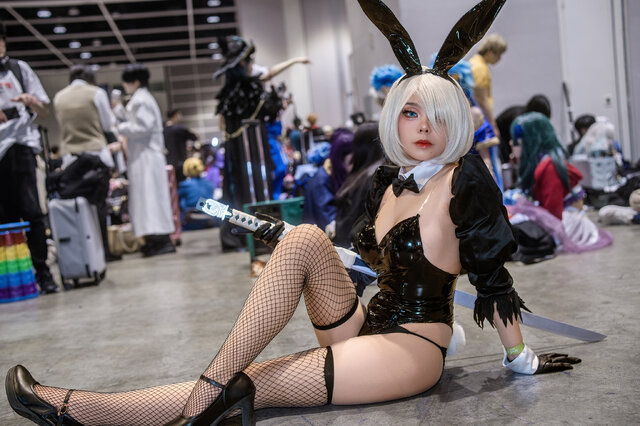 2B（バニーガールver.）『ニーア オートマタ』／HANA（Instagram：hana_hkcoser）