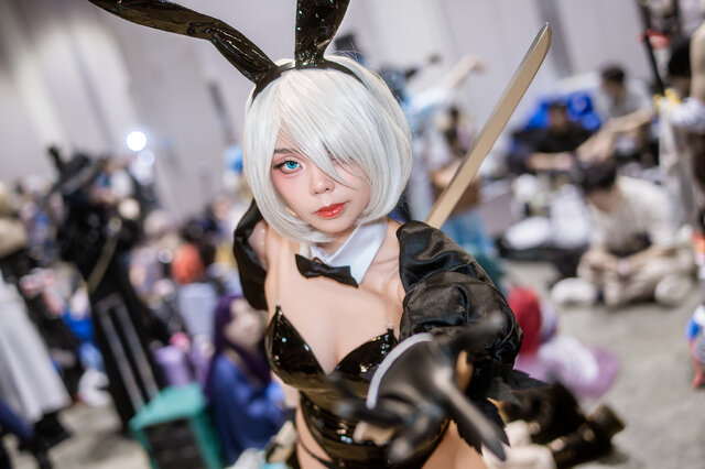 2B（バニーガールver.）『ニーア オートマタ』／HANA（Instagram：hana_hkcoser）