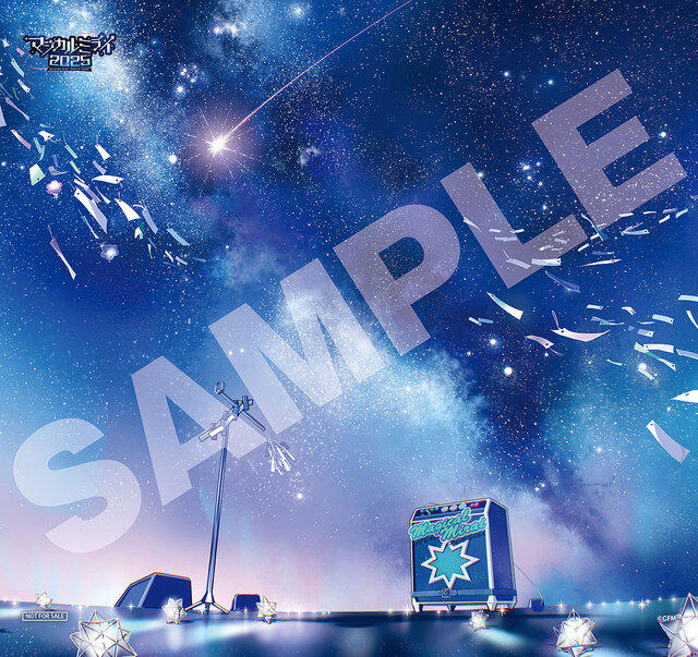 満天の星空の下で歌う「初音ミク」が綺麗！イラストレーター・Tiv氏が描いた「マジミラ2025」メインビジュアルを立体化