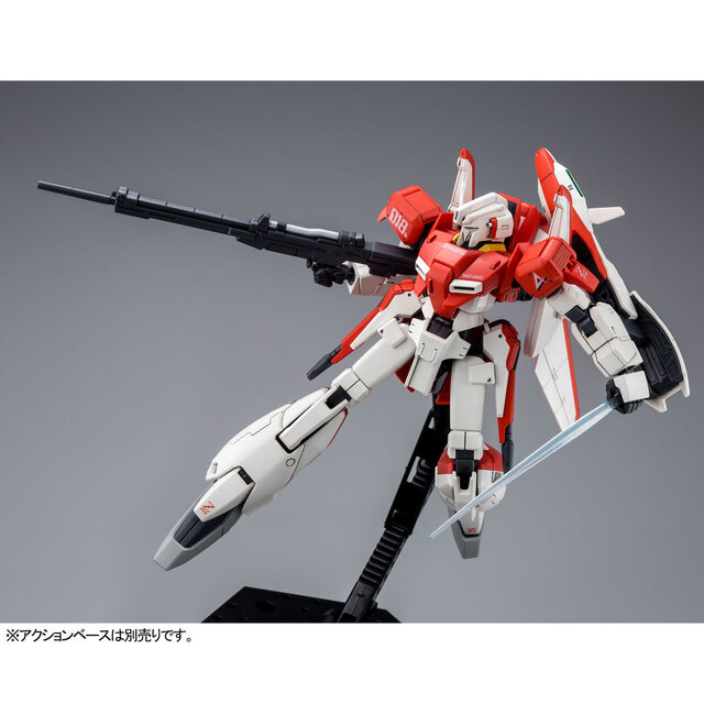 HGガンプラ「ゼータプラス（テスト機イメージカラー）」が再販！鮮やかなオレンジとホワイトを採用、ウェイブライダー形態にも変形