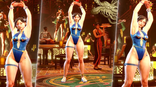 『スト6』キャミィの日焼け跡が眩しい…！春麗、A.K.I.までめっちゃセクシーな水着テーマ「Outfit 4」実機映像が公開