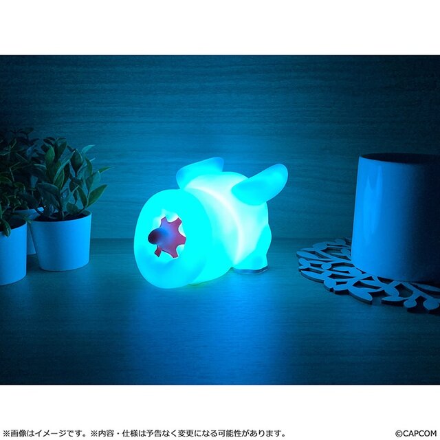 『モンハン』屈指の不気味さを誇る「フルフル」がインテリアライトに！電撃攻撃をイメージした「青明滅モード」も搭載