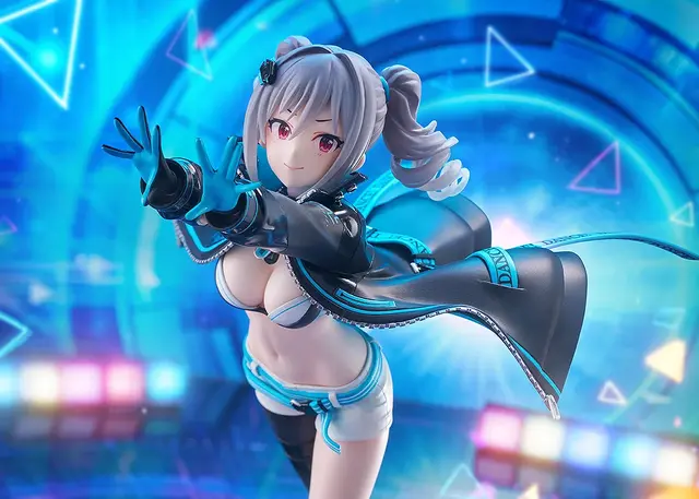 『デレマス』より「神崎蘭子」がセクシー＆クールなダンス衣装で立体化！ブラックライトを当てることで“青”の発光状態に