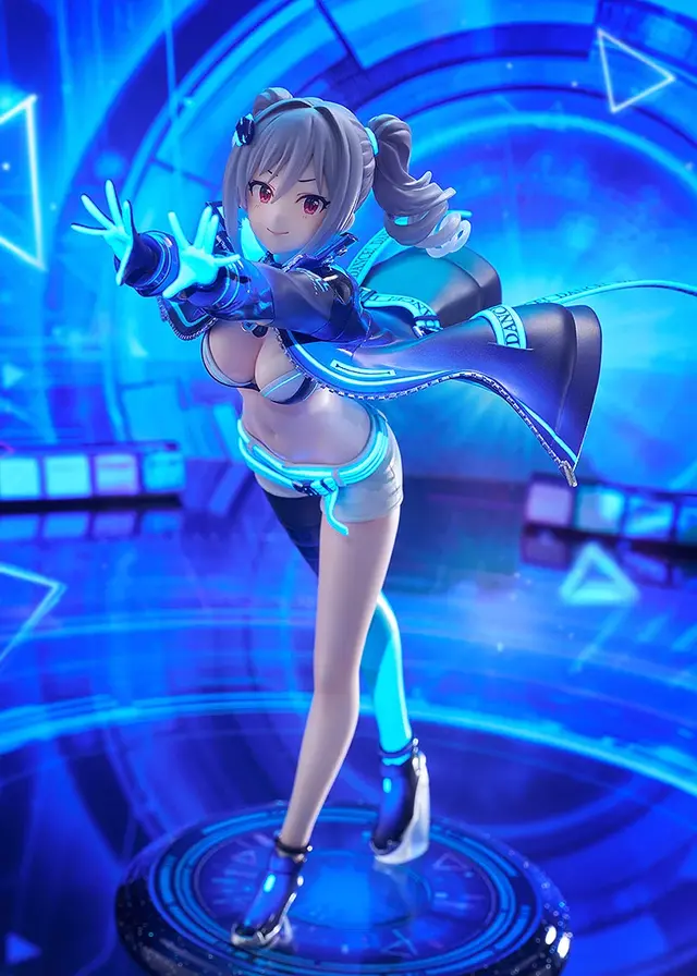 『デレマス』より「神崎蘭子」がセクシー＆クールなダンス衣装で立体化！ブラックライトを当てることで“青”の発光状態に
