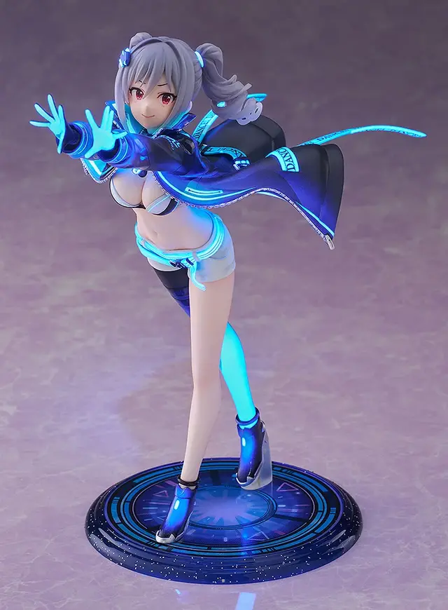 『デレマス』より「神崎蘭子」がセクシー＆クールなダンス衣装で立体化！ブラックライトを当てることで“青”の発光状態に