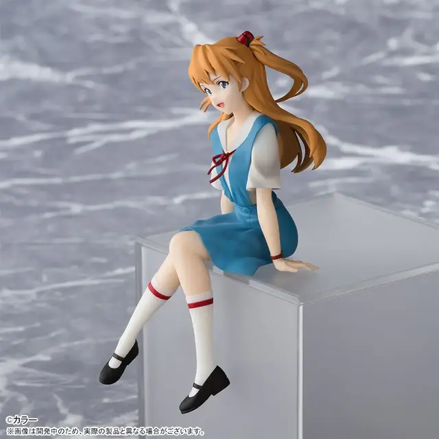制服姿でちょこんと座る「アスカ」が可愛い！「エヴァ」TVシリーズ放送30周年記念の“ちょこのせ”フィギュア第3弾としてプライズ展開