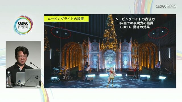 ホロライブのライブ公演はどうなってるの？実在感を大切にした照明演出システムや現場から見た視点を語る【CEDEC2025】