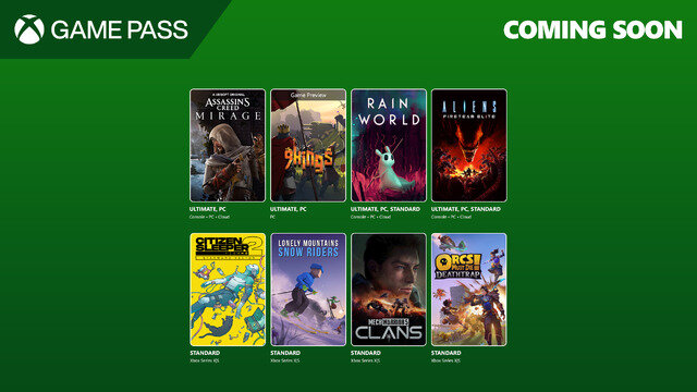 【Game Pass】『アサクリ ミラージュ』や『9 Kings』等8本登場予定―2025年8月中旬までのラインナップ公開