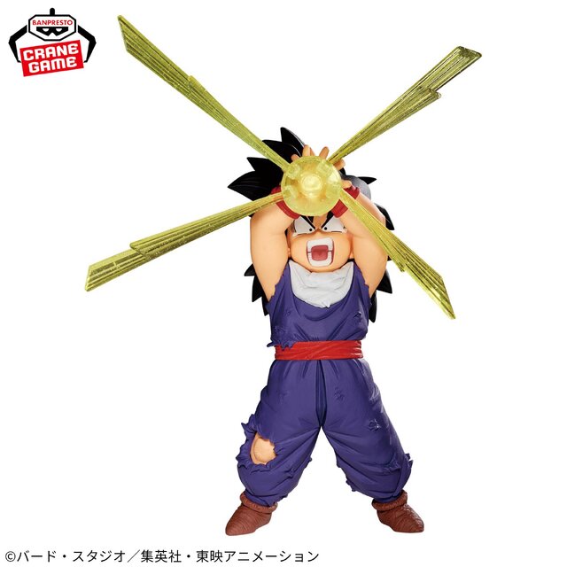 「ドラゴンボール」魔閃光を放つ「孫悟飯」はラメ入りパーツでエフェクト表現！メタリック塗装の超サイヤ人ブルー「ベジータ」と共にプライズ展開