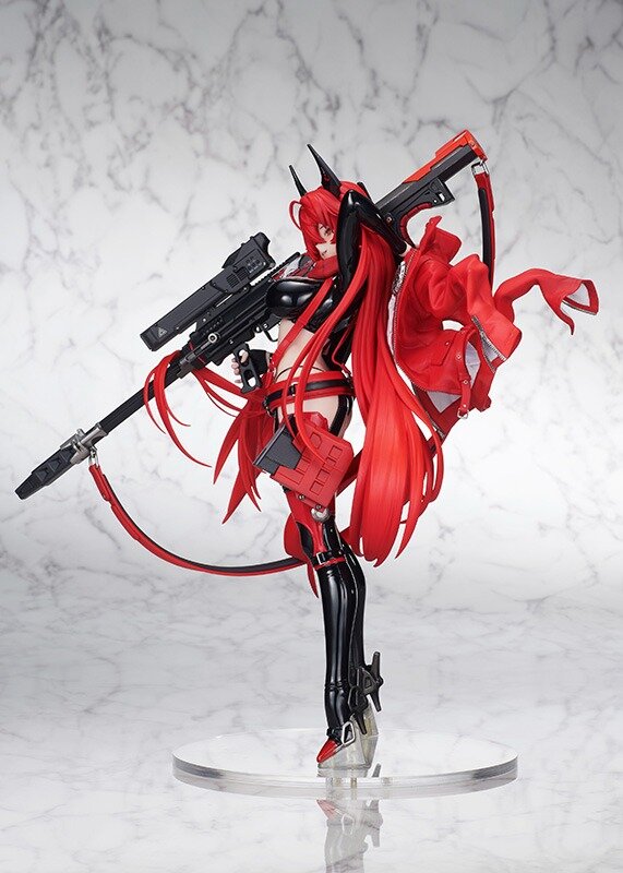 鍛え抜かれた腹筋に注目…！『勝利の女神：NIKKE』より「レッドフード」が専用ライフル「ウルフスベイン」を携えて立体化