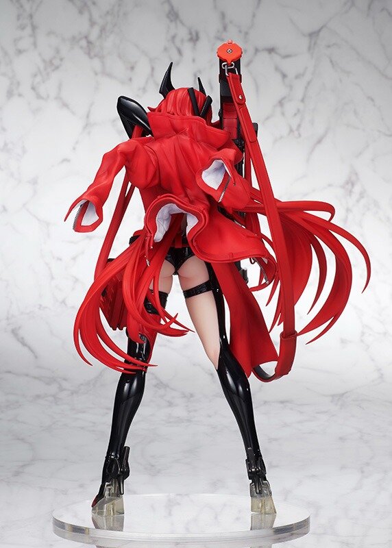 鍛え抜かれた腹筋に注目…！『勝利の女神：NIKKE』より「レッドフード」が専用ライフル「ウルフスベイン」を携えて立体化