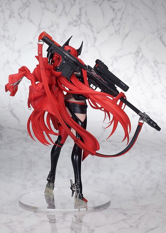 鍛え抜かれた腹筋に注目…！『勝利の女神：NIKKE』より「レッドフード」が専用ライフル「ウルフスベイン」を携えて立体化