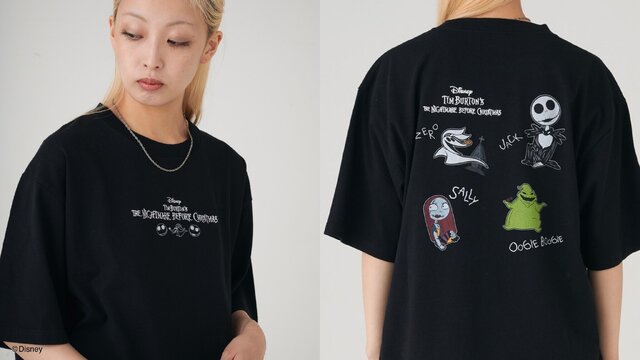 イベントや普段使いにも！大人も着やすい「ナイトメアー・ビフォア・クリスマス」Tシャツが発売