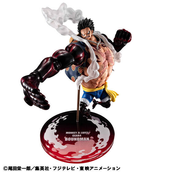 武装色をダイナミックに表現！「ワンピース」より「ルフィ ギア4 バウンドマン」が立体化ー差し替えパーツと台座でプレイバリュー満点